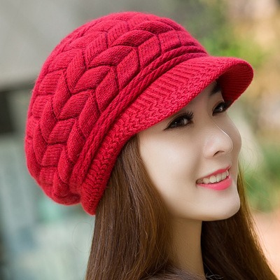 Premium Korean Style Winter Knitted Beret Cap – Soft, Warm & Super Stylish 🧢❄️