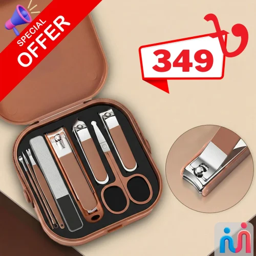 Premium Manicure Set | Stainless Steel Nail Care Kit | Portable Nail Clipper Set